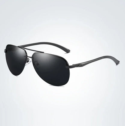 Men's Aviator Sunglasses Metal Frame Mirror Lens Driving Glasses