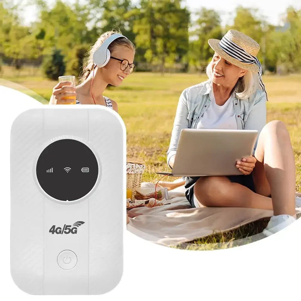 Portable2026 Edition WiFi Router Travel Hotspot High Speed Compatible With 4G/5G SIM Card Required Back to School