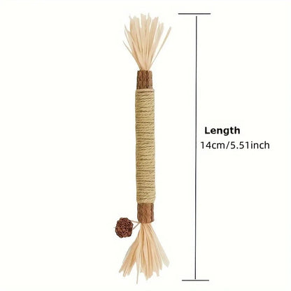 14cm 1Pc Cat Toys Silvervine Chew Stick for Kitty Teeth Cleaning Pet Supplies