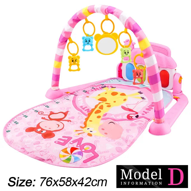 Play Baby Gym Piano Activity Mat With Hanging Toys Newborn Early Education Fall 2025 Sensory Motor Skill Gift