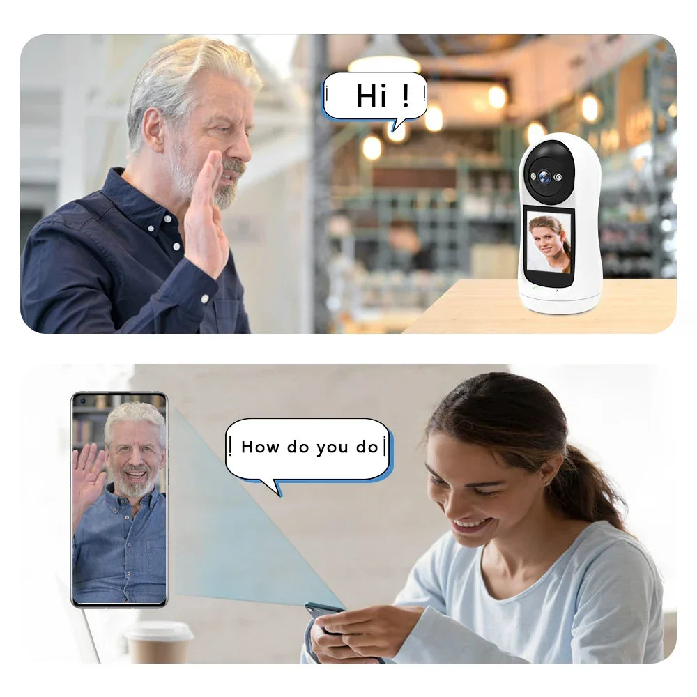 Baby2025 Edition Monitor 3MP PTZ With 2.8 Inch IPS Screen Video Call Baby Cry Detection Household Security Remote Monitoring