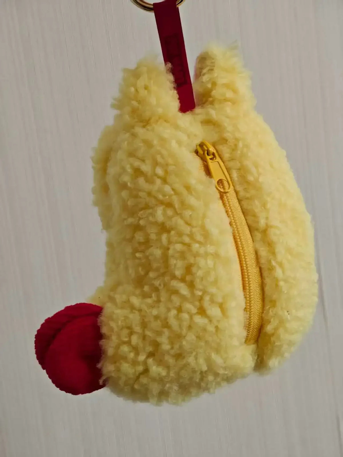 Shrimp Tempura Plush Earphone Bag Keychain Accessory