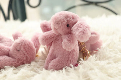 Rabbit Plush Keychain Cute Bunny Bag Charm Plush Gift