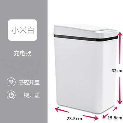 Trash Smart Can Automatic Sensor Bin Touchless Odor Control