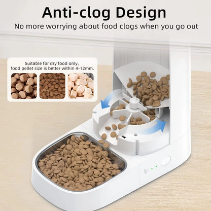 Cat Automatic Feeder Smart WiFi Dispenser 4L Remote Control For Cats Dogs Dry Food Accessories