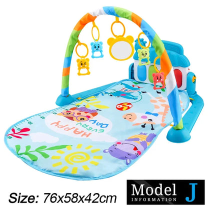 Play Baby Gym Piano Activity Mat With Hanging Toys Newborn Early Education Fall 2025 Sensory Motor Skill Gift