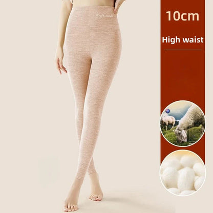 Velvet Silk Thermal Leggings for Women - High Waist Tummy Control & Butt Lift Winter Pants