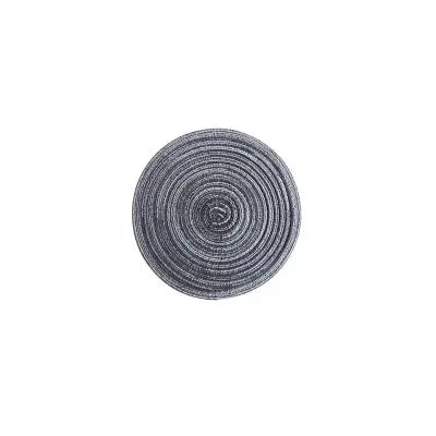 6pcs Round Woven Ramie Placemats - Anti-Slip Table Mats for Dining, Kitchen & Cafe Use