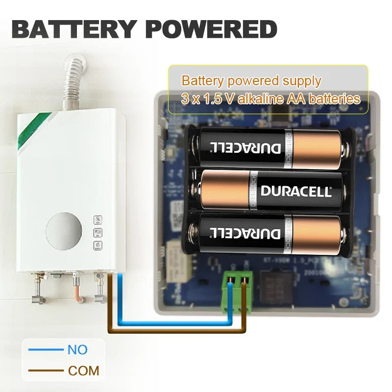 Smart Gas Boiler Thermostat WiFi Enabled Regular Programmable Voice Assistant Compatible Fall 2025 Energy Saver