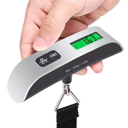 Luggage2026 Edition Scale Size S Digital LCD 50kg 110lb Hanging Travel Weighing Scale Travel-Friendly Travel Essential
