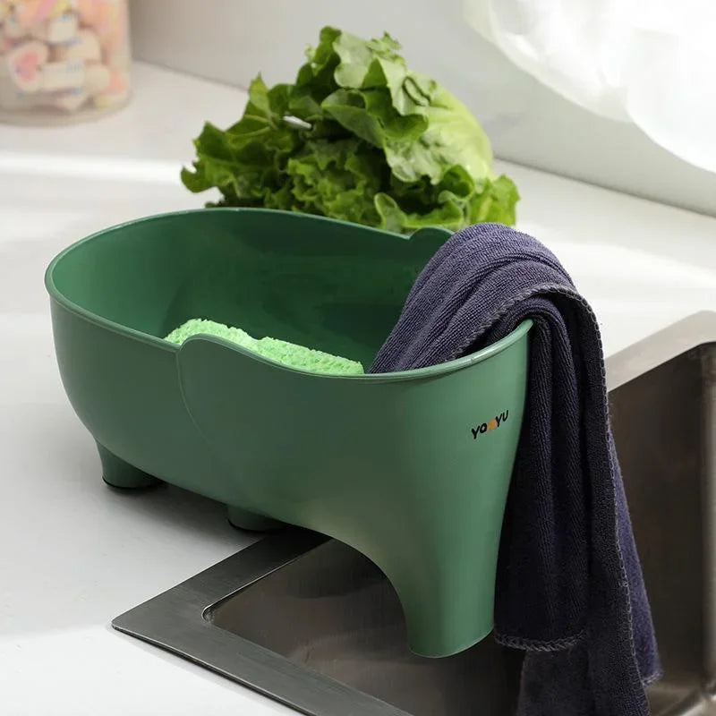 Strainer Sink Basket Elephant Shape Hanging Kitchen Drainer And Veggie Storage Fall 2026 Trend Eco Friendly
