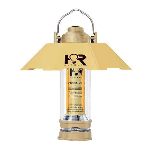 3000mAH Water-Resistant Camping Lantern - Retro Tent Lighting, Outdoor Atmosphere Decor