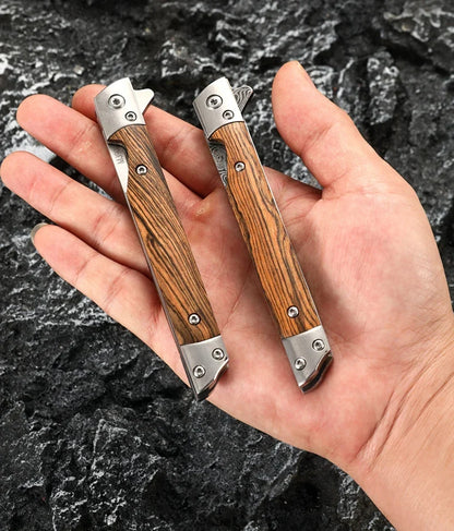 Outdoor Camping Multi-Use EDC 2026 – Damascus Pattern Folding Pocket Knife Stainless Steel