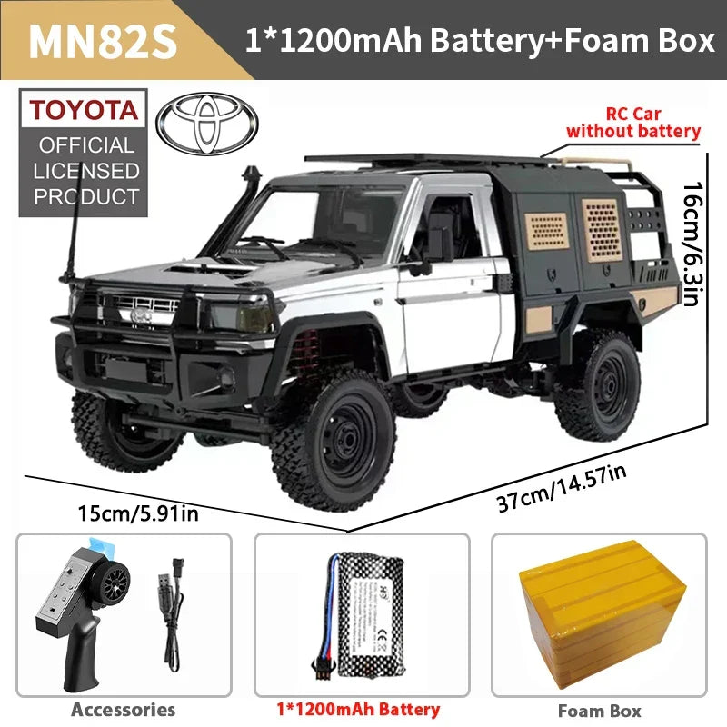 Control Remote Car 1/12 Scale 4WD Off Road RC Pickup Truck Toy For Kids Christmas Gift