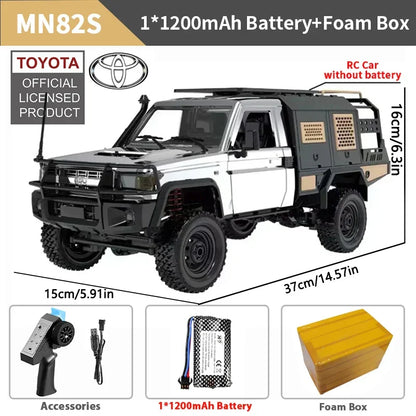 Control Remote Car 1/12 Scale 4WD Off Road RC Pickup Truck Toy For Kids Christmas Gift