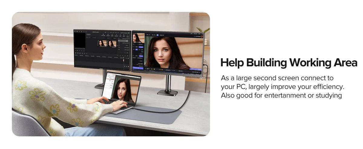 23.8 Inch 100Hz Travel-Friendly IPS Monitor With Eye Maintenance Stand