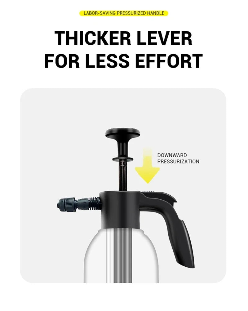 Car Wash Foam Sprayer Bottle Hand-Operated Air Pressure Gun