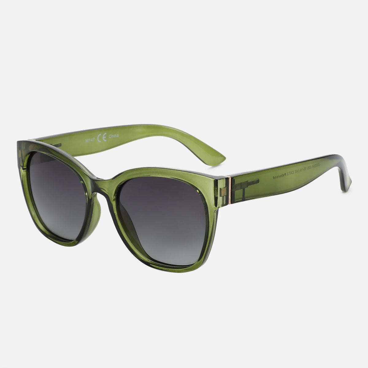 Cat Eye Oversized Sunglasses - Thick Butterfly Frame, UV400 Protection, Trendy Shade