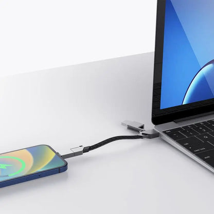 60W USB-C PD & 18W QC Fast Charge, Multi-Connector, Spring 2026 Back to School – Magnetic Charging Cable Keychain