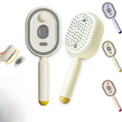 Scalp Massager 3 In 1 Self Cleaning Motor-Driven Spray Brush Battery-Powered Viral Fall 2026 Gift