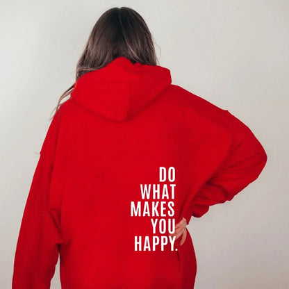 Oversized Women’s Hoodie - Back Print, Cotton, Regular
