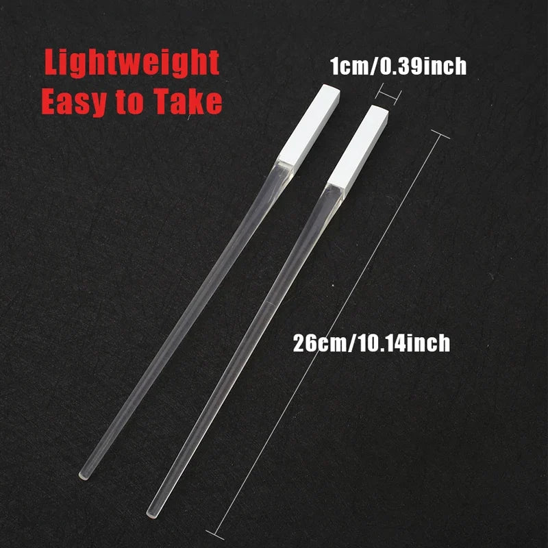 Luminous LED Lightsaber Chopsticks - Light Up Star Wars Party Tableware, Fun Kitchenware for Kids