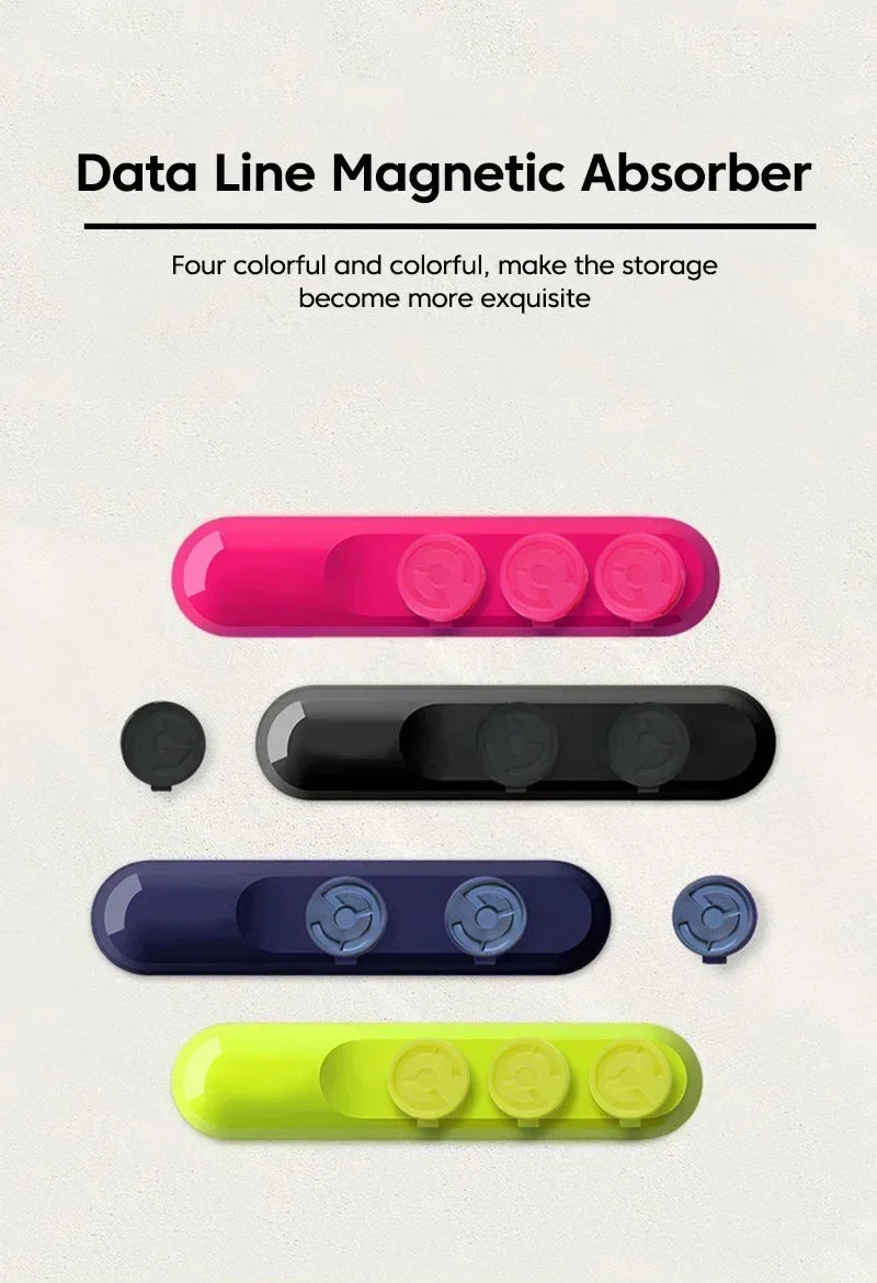 Cable USB Organizer Silicone Cord Clip Desktop Holder