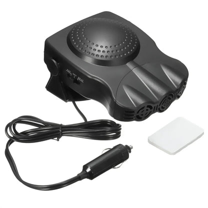 Car Heater 2 In 1 12V Travel-Friendly Defroster Demister With Cigarette Lighter Winter 2025 Windshield Defog
