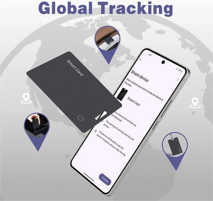 Cordless Battery-Powered Android Item Locator 2026 – Smart Wallet Tracker Card IP68 Water-Resistant