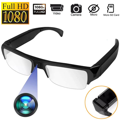 1080P Mini Camera Smart Glasses Travel-Friendly Sports Glasses