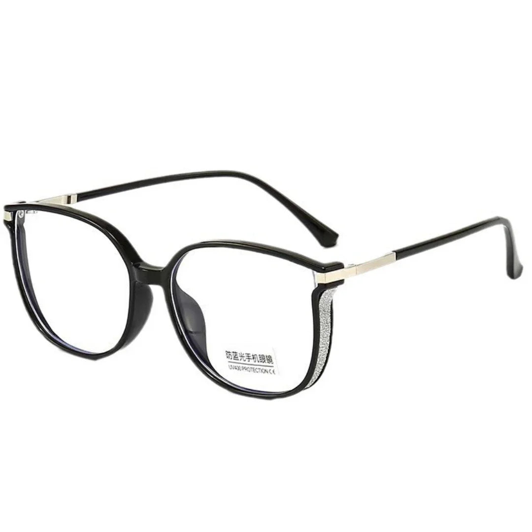 Light Blue Blocking Glasses Big Frame Eyewear Summer 2026 Trend Ultra Light Alloy Frame All Day Comfort