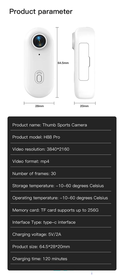 Camera Action Mini 4K 1080P Helmet And Bike Mount WiFi Full HD Sports Cam Summer 2026 Gear For Action Sports