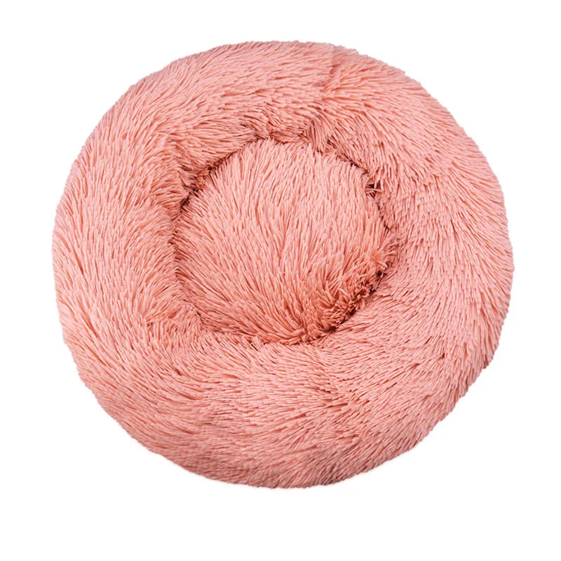 Bed Pet Round Plush Bed Winter Warm 2026 Washable Cozy Comfort For Pets