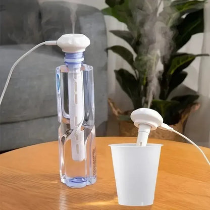 Super Quiet Travel-Friendly Mist Humidifier for Office, Bedroom, Car, Flexible Length, No Water Bottle Needed
