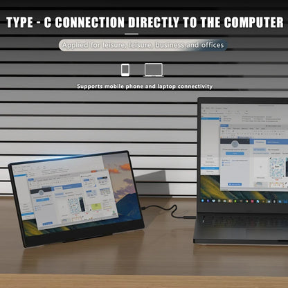 Travel-Friendly Monitor 14 Inch 60Hz Travel Display With Speakers
