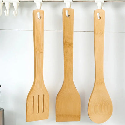 Alishan Bamboo Cookware Kit Non-Stick Frying Pan Spatula