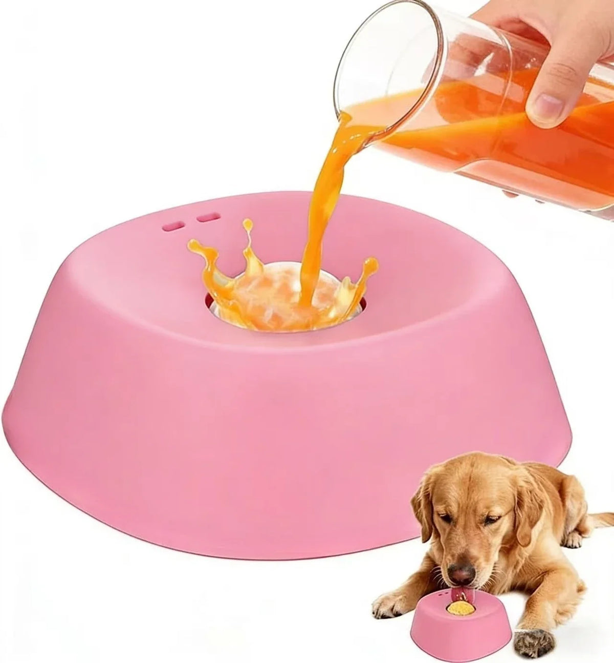 Anti-Slip Lick Mat 3/4 Cup Liquid Treat Holder for Dogs 2026 – Anti-Choking Slow Feeder Dog Bowl