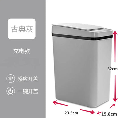 Trash Smart Can Automatic Sensor Bin Touchless Odor Control