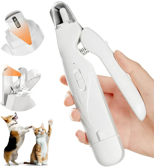 Pet2026 Edition Nail Grinder Quiet Grooming Device With 2 LED Lights Safe Cat And Dog Nail Maintenance Holiday Gifts