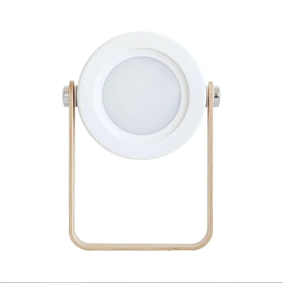 Wood Creative Handle Folding LED Night Light Lantern for Reading, USB Charging