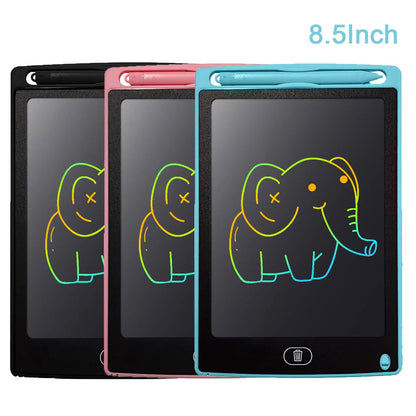 LCD 8.5-inch Drawing Tablet for Kids - Colorful Sketchpad and Handwriting Board, Magic Graffiti Pad Gift