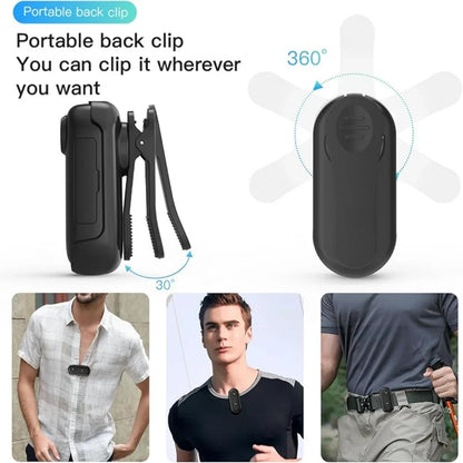 Mini Water-Resistant Action Camera with WiFi - Magnetic Body Chest Recorder 1080P Sports POV Helmet Cam