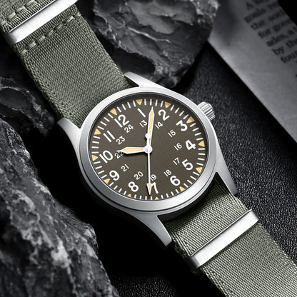 Military2025 Edition Quartz Field Watch 37mm Sapphire Fall