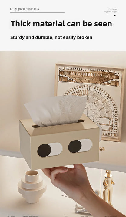 Contemporary Paper Storage Box For Table Decor, Summer 2026 Gift Idea – Tissue Box Red Organizer