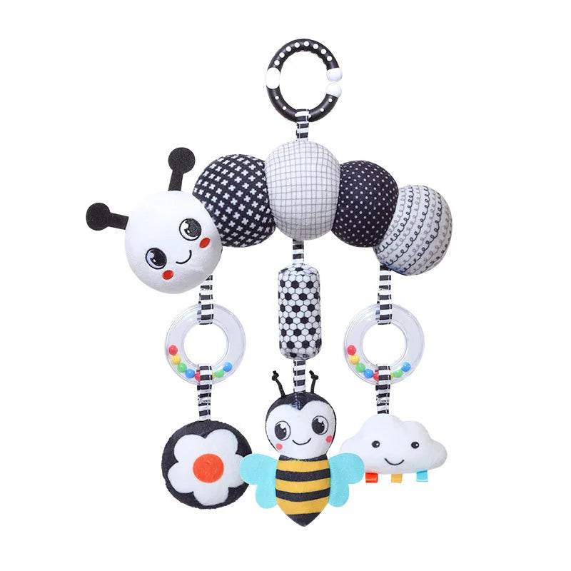 Rattle Baby Stroller Hanging Toy Newborn Sensory Toys