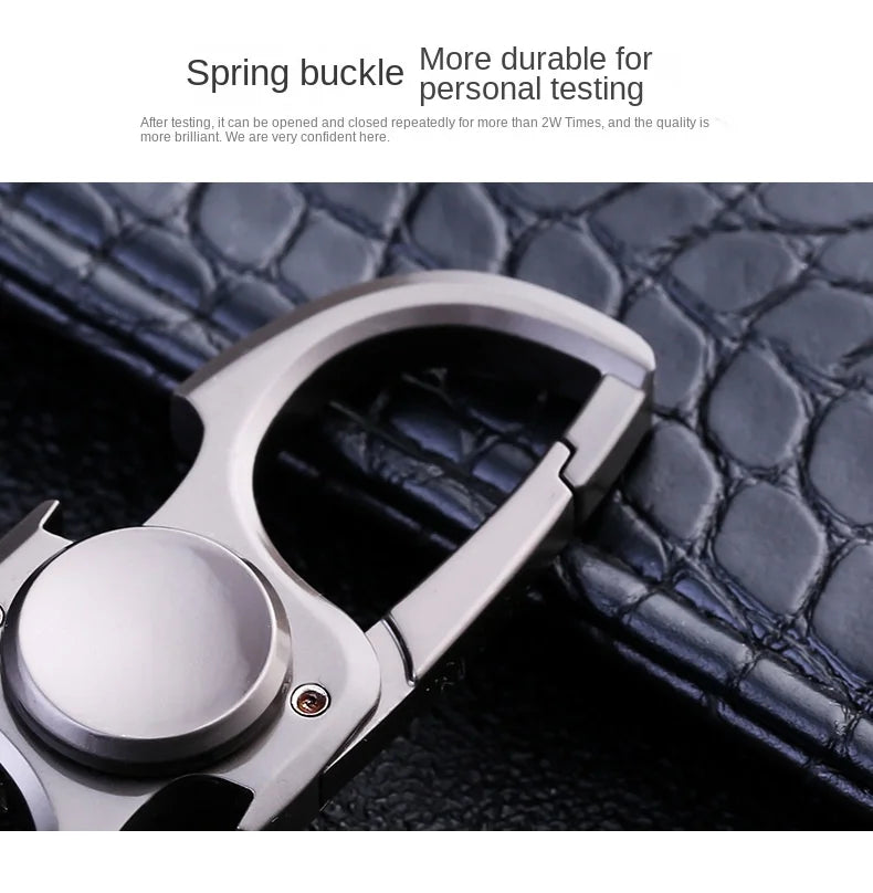 Fidget2025 Edition Spinner Keychain Stainless Steel EDC Gift