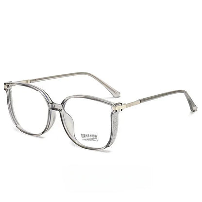 Light Blue Blocking Glasses Big Frame Eyewear Summer 2026 Trend Ultra Light Alloy Frame All Day Comfort