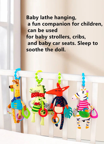 Spiral Giraffe Crib Toy Newborn Sensory Toys Rattle