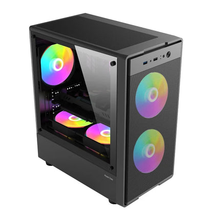 Mini ITX mATX 23L PC Case SFX ATX Support Travel-Friendly Chassis