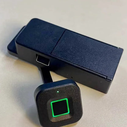 Cabinet Fingerprint Lock Black Keyless Smart Drawer Lock